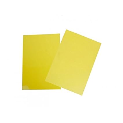 Creafirm Feuille De Plastique Dingue Couleur Jaune 29x20cm - 