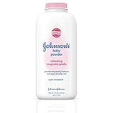 Johnson's Baby Pure Cornstarch Powder With Magnolia Petals To Help Prevent Rashes, 15 Oz. (Pack of 6)