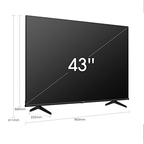 43E78HQ QLED-TV 109cm Mittelfuß - 109 cm - DVB-S 109,2 cm (43") 4K Ultra HD Smart TV WiFi Noir, Sistema operativo VIDAA