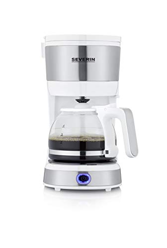 SEVERIN 4809-000 KA 4809 Kompakt Filterkaffeemaschine, 750, 500 milliliters, Edelstahl-gebürstet/weiß – Bild 3