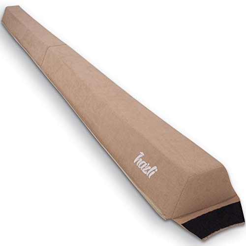 Hazli 8FT Folding Gymnastics Balance Beam for Home Practice - Safe & Secure Folding Balance Beam for Gymnastic- Easy to USE & Store Balance Beam for Kids - Soft Yet Sturdy Gym Equipment for Children