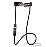 Kikole Handsfree Bluetooth Headphones in-Ear Wireless Earbuds Magnetic Stereo Earphones for Running Sports Headset