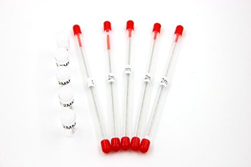 SYWHZ Airbrush Nozzle and Airbrush Needle Repalacement 5PCS 0.2mm nozzles + 5PCS 0.2mm Needles