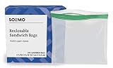 Amazon Brand - Solimo Sandwich Storage Bags, 300 Count