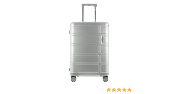 Amazon.com: Carro Rigido 21.7 in 4 Ruote Cabina | American Tourister Alumo  | 70G001-Silver : Ropa, Zapatos y Joyería