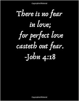 there is no fear in love bible verse