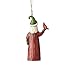 Jim Shore Heartwood Creek Folklore Santa Holding Cardinal Stone Resin Hanging Ornament, 4.5”
