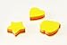 3M CC-32 Post-it Notes, Cut Cube, Star, 5 Colors, 2.8 x 2.8 inches (72 x 72 mm), 225 Sheets x 1 Pad