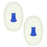 Corningware F-15-VPC 15oz French White Oval Pop-Ins Vented Lid (2 Pack)