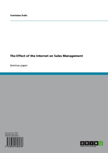 The Effect of the Internet on Sales Management