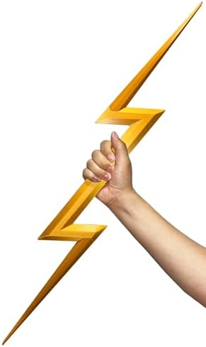 Amazon.com: Morph 19.5 Inch Gold Zeus Lightning Bolt Plastic