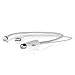 Mohu Curve 50 Amplified Indoor TV Antenna, 50-Mile Range, UHF/VHF Multi-directional, 16 ft. Detachable Coaxial Cable, Modern Design with Base Stand, Tabletop or Wall Mount, 4K-Ready HDTV, MH-110603