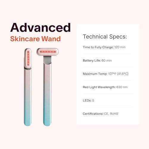 Solawave 4in1 Facial Wand and Renew Complex Serum Bundle V1 Red