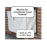 Air Conditioner Cover - Window/thru Wall - Outdoor - 21W,15H,15D - White