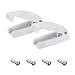 Miady RV Baggage Door Catch -Holds RV Baggage Compartments and Doors Open, Durable Material and Simple Installation- White