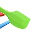 Z ZICOME Large Silicone Spatulas, One Piece Design Kitchen Utensils, 4 Bright Color, Red, Orange, Blue, Green (11-Inch)