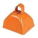 3-inch Orange Metal Cow Bell (Bulk Pack of 12 Bells)