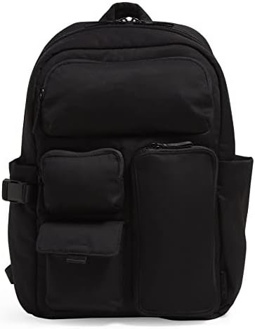 Vera‎ Bradley Day Tripper Classic Black Nylon Backpack Laptop Trolley Sleeve 81mrY8jSgML._AC_SY200_QL15_.jpg main image 2