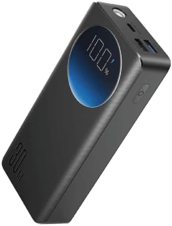 Joyroom Power Bank 20000mAh 30W JR-PBF02, Carica Rapida, Batteria Esterna Portatile, Nero