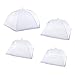 Ilyever 4 Pack Food Cover Tent with Extra Bottom Band,Large Collapsible Pop-Up 17