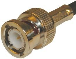 AMPHENOL CONNEX 112116 RF/COAXIAL, BNC Plug, STR, 50 OHM, Crimp