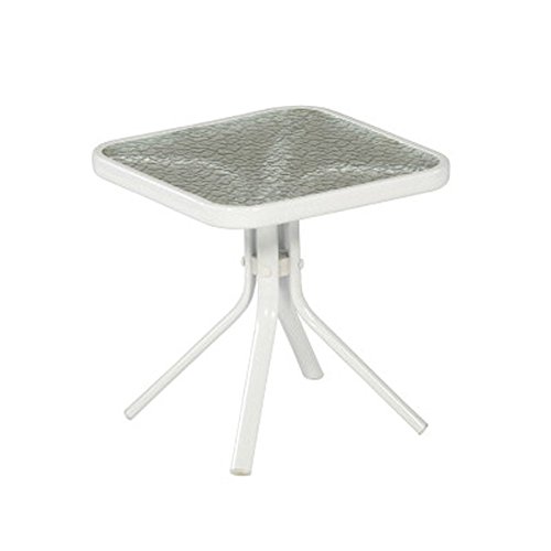 White Patio Side Table Steel Frame Small Buy Online In India At Desertcart