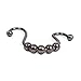 Interfeeling Shower Curtain Rings with Bathroom Double Glide Hooks Oil Rubbed Bronze , Set of 12