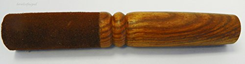 F771 Felted Dual Hard Wood Striker/mallet for Tibetan Singing Bowl Hand Made in Nepal