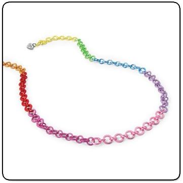 Rainbow Chain Necklace