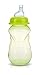 Nuby 3-Pack Non-Drip Tinted Bottles, 7 Ounce, Plus 1 No-Spill Spout, Colors May Vary