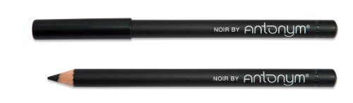Antonym Cosmetics Ecocert Certified Natural Waterproof Eye Pencil, Noir, Black