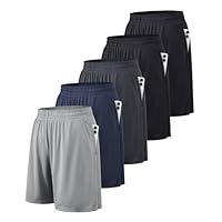 BALENNZ Athletic Shorts for Men with Pockets and Elastic Waistband Quick Dry Activewear