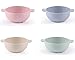 choary Lightweight & Unbreakable Wheat Straw Bowls for baby child, Set of 4 Dishwasher Microwave Safe bowls, Non Toxic, Eco Friendly & Reusable Snack small bowls.