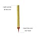 Loisuzn Birthday Candles Cake Gold Candle, Party, Wedding, Bottle Service, Night Club, Sweet 16, Mini Candles Smokeless (6 pcs)