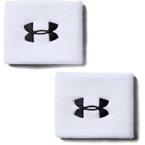 Under Armour Men UA Performance Wristband, Wristband in a Set of 2, Wrist Sweatband