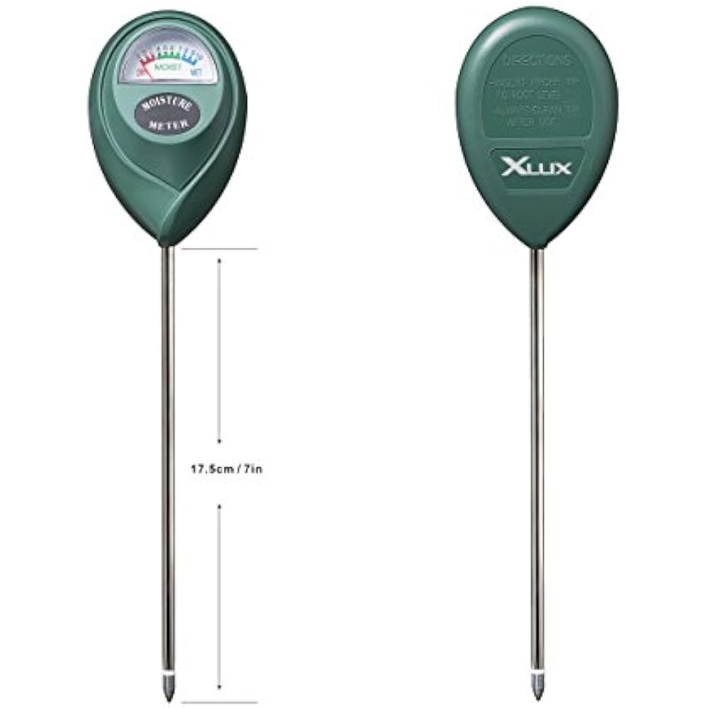XLUX T10 Soil Moisture Sensor Meter Water Monitor, Hydrometer For