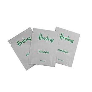 TVTech Packs van 2ml Hand Sanitising Gel Sachets 65% Alcohol, Eenmalig gebruik doekjes, Wegwerp (Pack van 100)