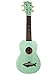Kala MK-SS-GRN Makala Shark Soprano Ukulele - Surf Green Bundle with Gig Bag, Tuner, Austin Bazaar Instructional DVD, and Polishing Cloth