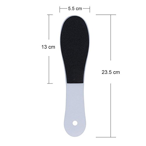 Somaer Pedicure Foot File, Double-Sided Colossal Foot Rasp and Callus Remover Best Foot Care Pedicure Plastic Surface Tool to Remove Hard Skin(Pack of 5)