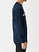 SANTA CRUZ Mens L/S T-Shirt Classic Dot L/S Skate T-Shirt, Navy, Size: Large