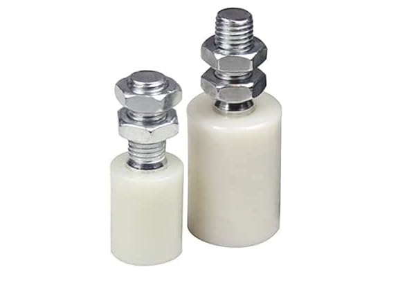 DOJA Barcelona Sliding Gate Roller Sliding Door Wheel with Bracket - 2 Units - 40x60mm - Nylon U Groove Wheel | Door Rollers, Guide Rollers for Doors, Windows, Wardrobes, Screens