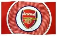 Arsenal FC / Soccer Bullseye Flag 5ft x 3ft