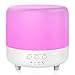 Essential Oil Diffuser, 500ml Aromatherapy Diffuser for Essential Oils Cool Mist Humidifier Oil Diffuser with Adjustable Mist Mode, 4 Timer Setting, 7 Color Changing Lights, Waterless Auto Shut off