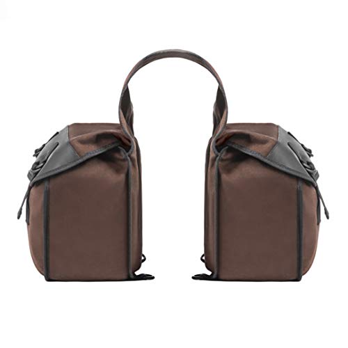Nomad USA Quick-Easy Universal Fit Throw Over Motorcycle Canvas Biker Cargo Saddlebags (Khaki)