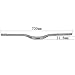 OUTAD Bicycle Handlebar, 31.8mm720mm, Aluminum Alloy Riser Handlebar for MTB, Road bikes, Long-distance Mountain Cycling Racing Travel Relax and Rest (Black)