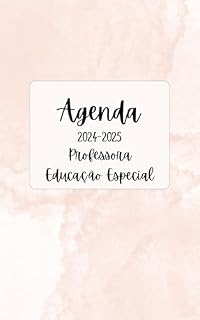 Livro Agenda Professora Educação Especial : Ano Letivo 2024/2025