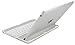 Luvvitt@ KBWHT Aluminum Bluetooth Keyboard Case for iPad 4 / iPad 3 / iPad 2 - White Keyboard