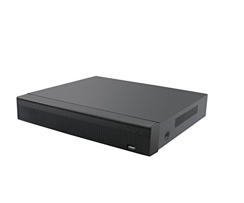 HDView 16 Channel ONVIF NVR With 8 Channel PoE Switch, H.265/H.264, Real Time Recording for 4K/5MP/4MP/3MP/1080P/960P/720P IP Camera, 1 Channel Audio, P2P