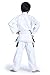 Vector Sports 100% Cotton Pearl Weave Kids Brazillian Jiu Jitsu BJJ Gi Attila Series Kimono Lightweight Preshrunk Fabric with Free White Belt (White, K1)