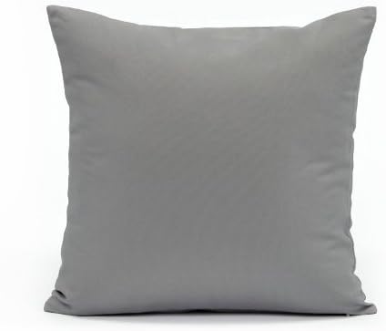 Amazon Com Silver Fern Decor 26 X 26 Solid Gray Oversized Euro